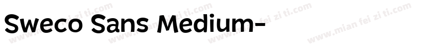 Sweco Sans Medium字体转换